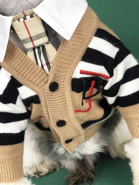 burberry style dog sweater|Burberry jumpers for men.